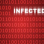 Infected Code Abstract Background