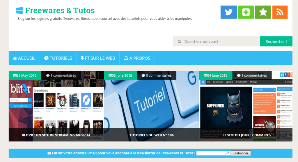freewares and tutos