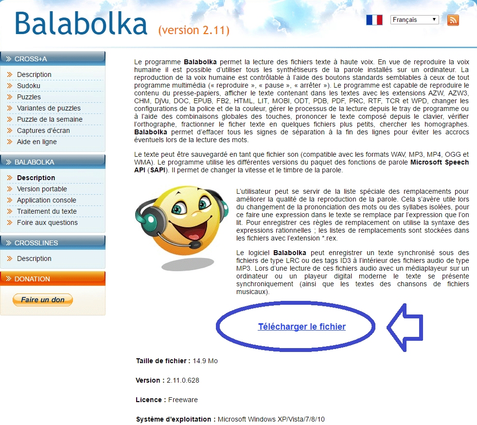 Balabolka télécharger