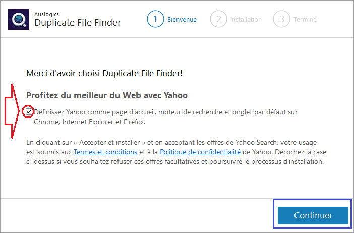 Duplicate File Finder installer 3