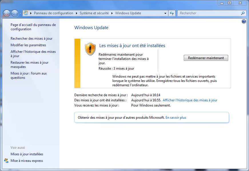 windows update réparé