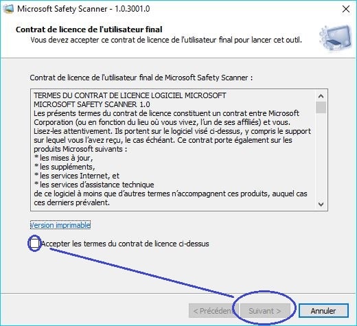 Microsoft Safety Scanner tutoriel 1