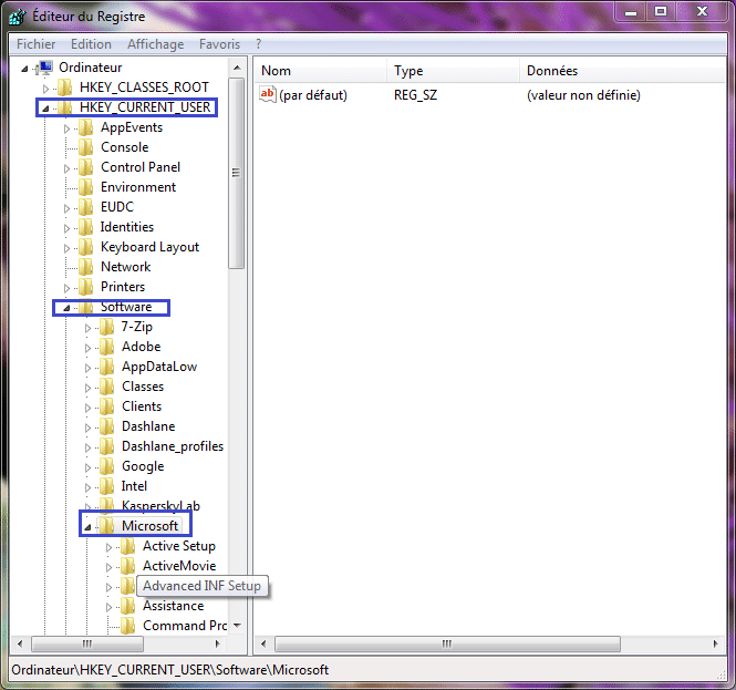 Windows 7 : désactiver les messages d'alerte d'espace disque faible tutoriel 1