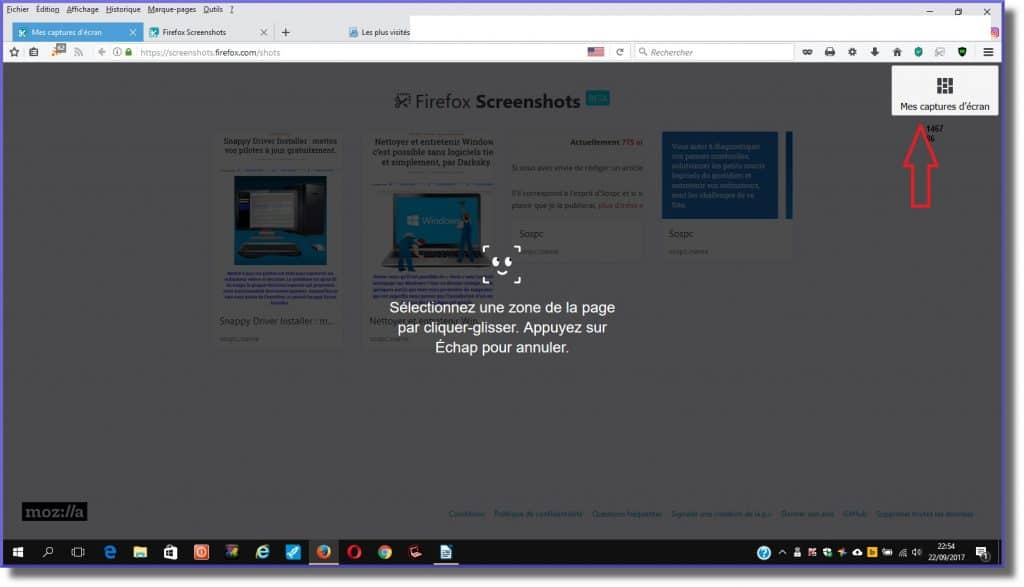 Firefox Screenshots tutoriel 12