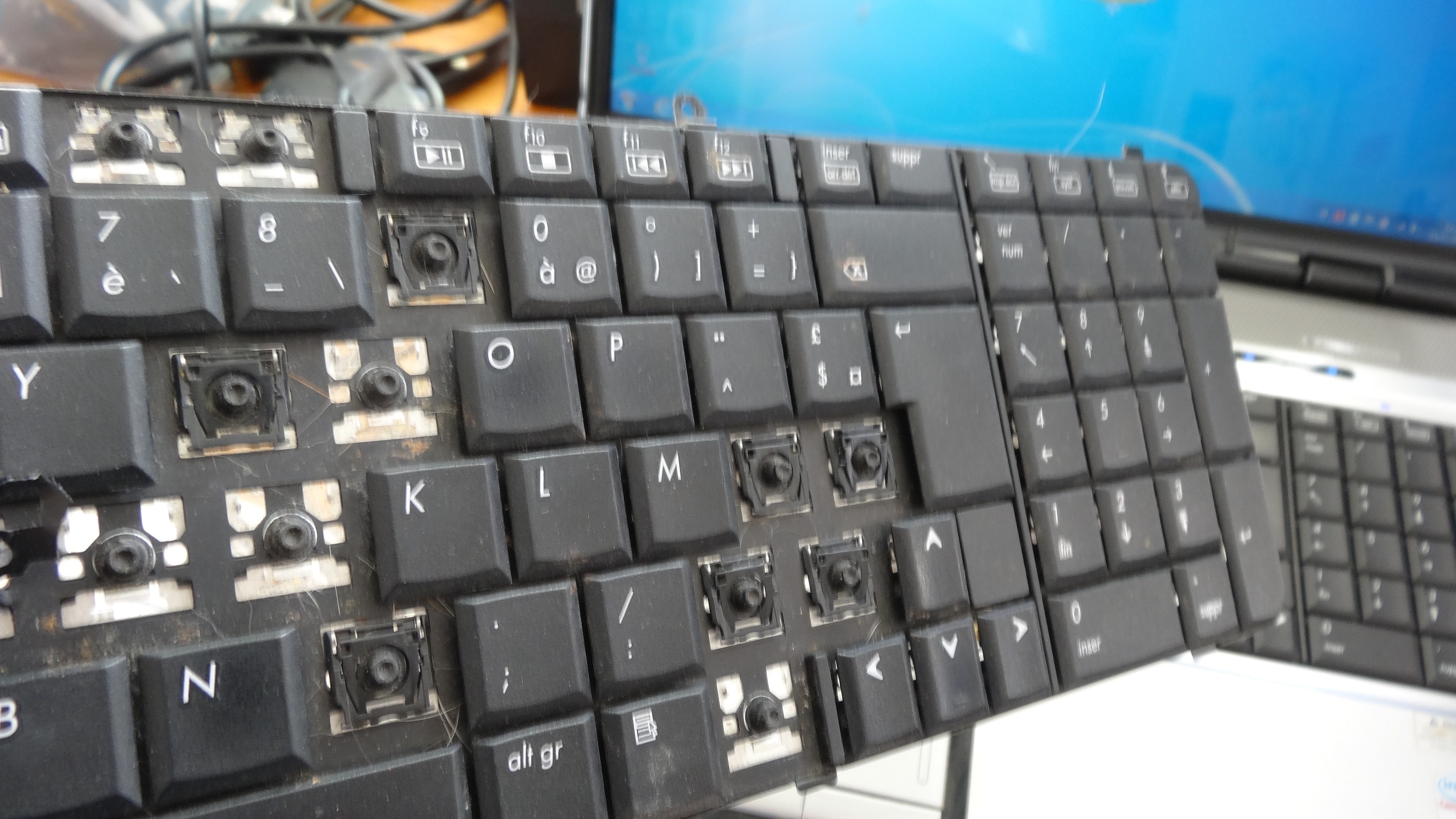 Changement d'un clavier sur un ordinateur portable HP, cas ...
