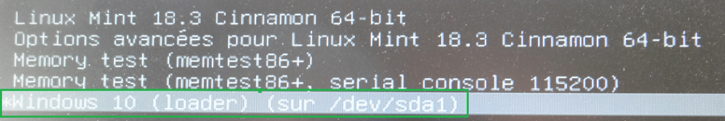 Windows / Linux modifier Os démarrage dual boot par défaut. tutoriel facile à comprendre.