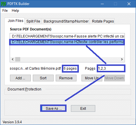 Comment modifier PDF tutoriel pdftkb capture 2