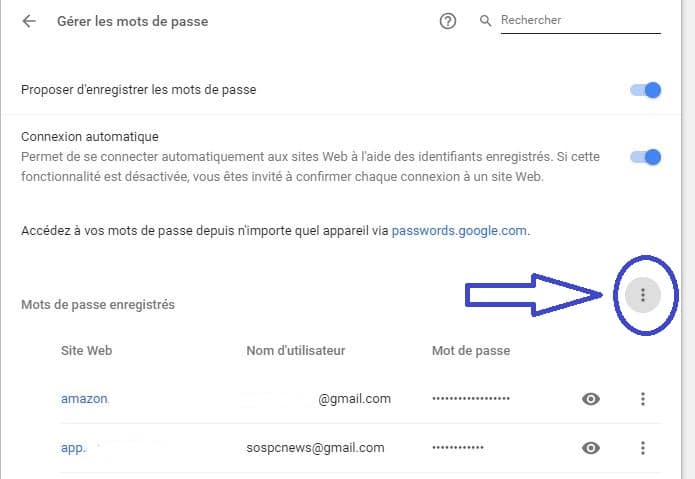 google chrome 66 nouveautés exporter mots de passe