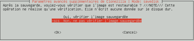 Clonezilla : Backup/Clonage de Disque, tutoriel sospc.name capture 13