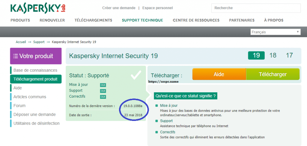 Kaspersky Internet Security 2019 est disponible