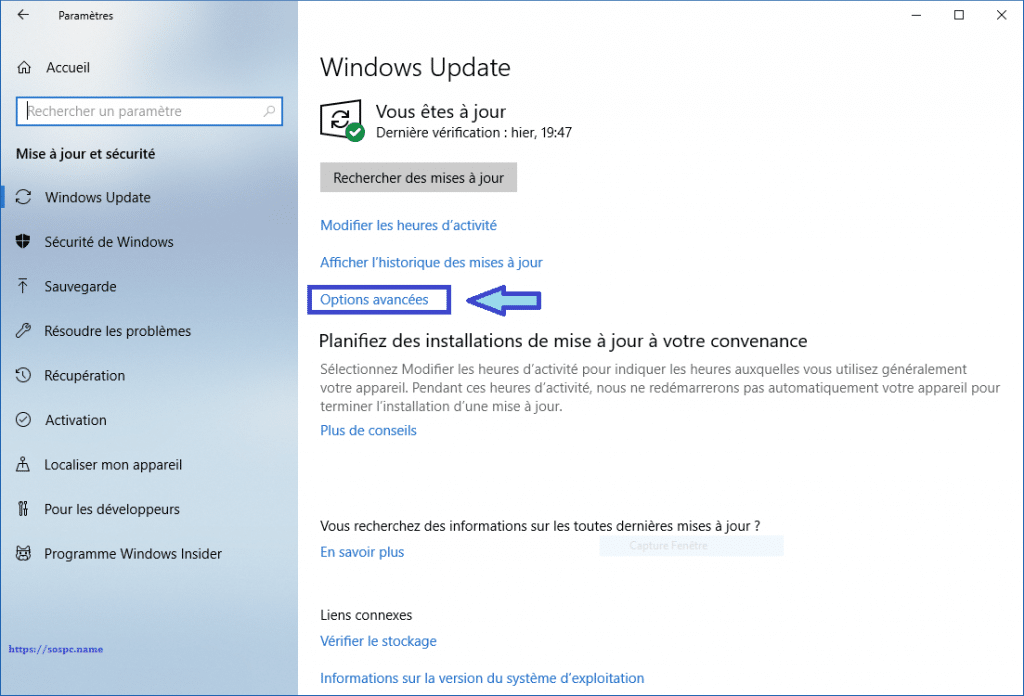 Windows 10 limiter la bande passante allouée à Windows Update.