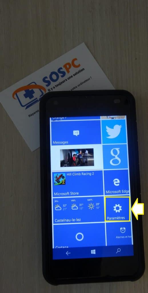 Windows Phone utilisez le partage de connexion. Tutoriel détaillé sur Sospc.