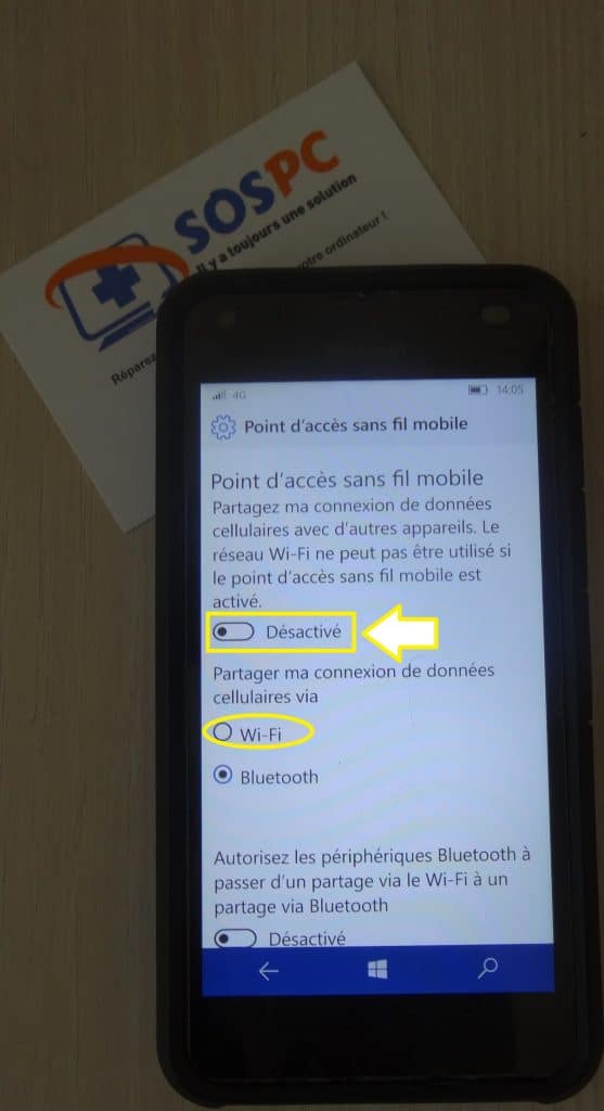 Windows Phone. Utilisez votre téléphone pour connecter votre ordinateur portable sur le réseau 4G. Tutoriel.