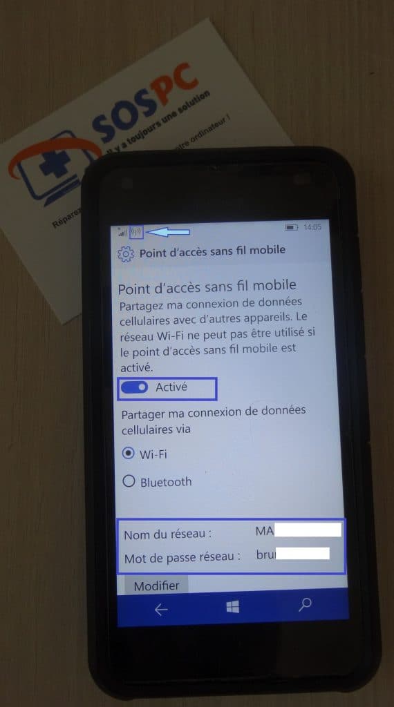 Windows Phone. Utilisez votre téléphone pour connecter votre ordinateur portable sur le réseau 4G. Tutoriel. SOSPC.