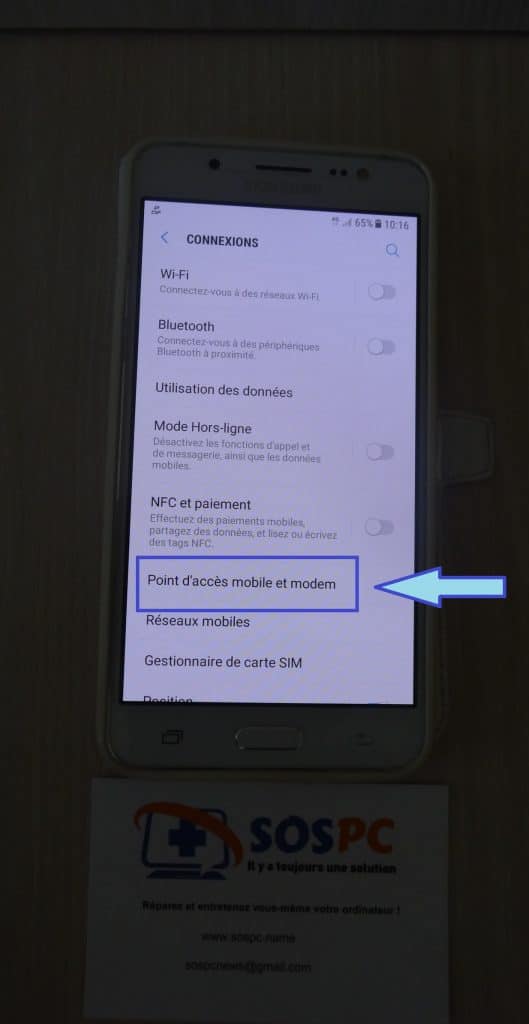 Transformez votre téléphone en Box avec Android. SOSPC.name.