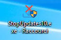 raccourci stopupdates10