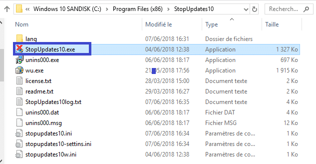 bloquer facilement Windows Update. tutoriel.sospc.
