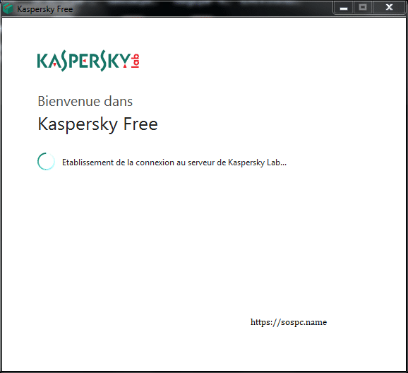 Kaspersky Free Antivirus 2019, tutoriel d'installation capture 1