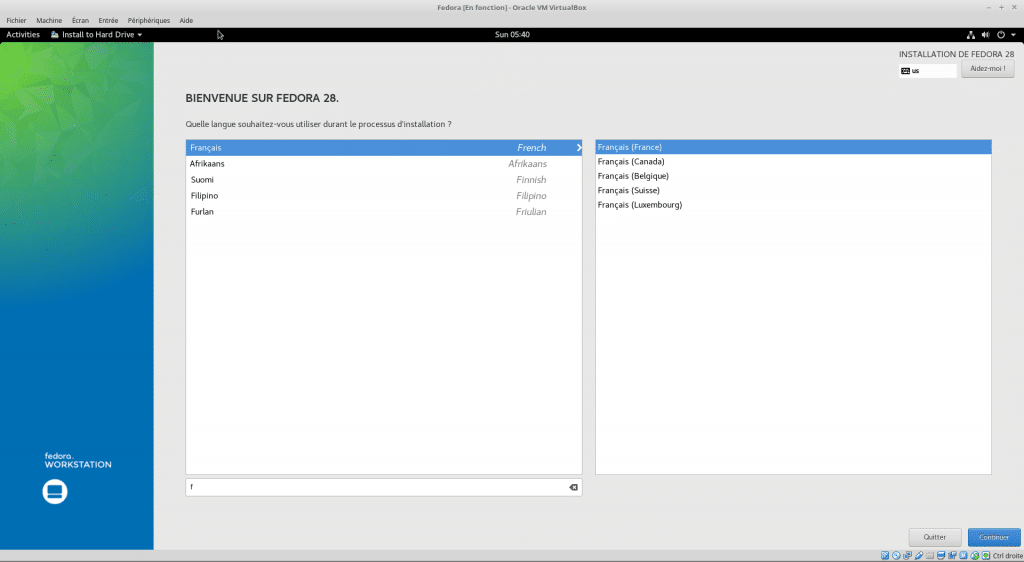 Linux tutoriel installation et utilisation de Fedora capture 16
