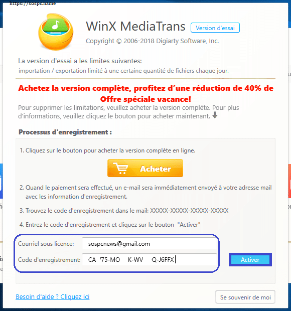 WinX MediaTrans : transférer vos photos, vidéos et musiques tutoriel capture 8