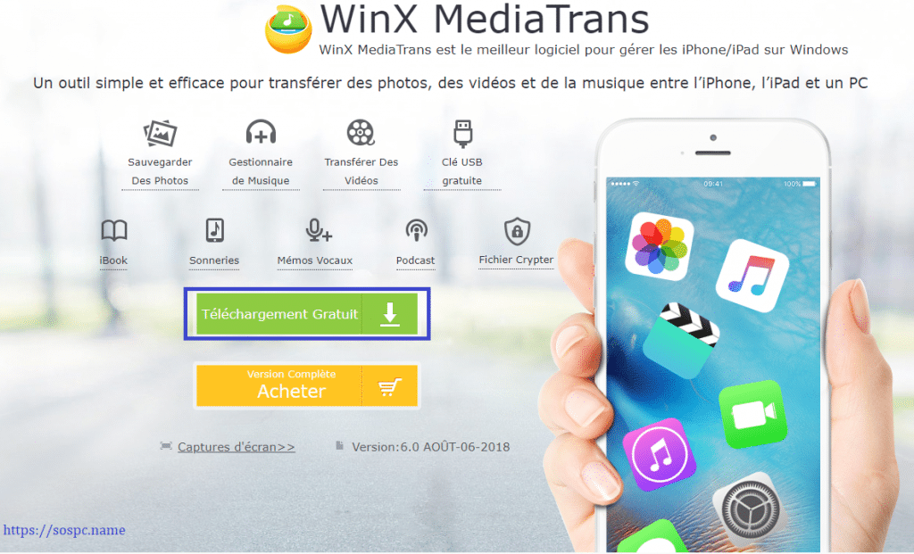 WinX MediaTrans télécharger