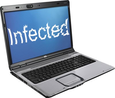 Exemple d'ordinateur infecté www.sospc.name
