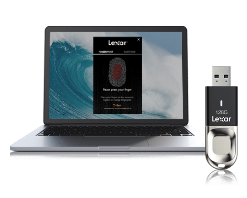 Le Test du mois : une Clé USB Lexar protégée par un lecteur d'empreinte !