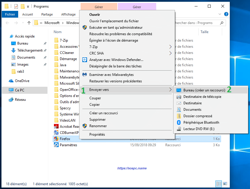 Les raccourcis sous Windows 10 tutoriel détaillé image 16
