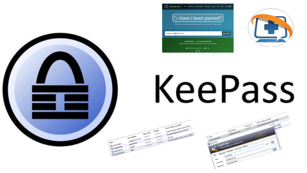 Vérifiez tous les mots de passe KeePass dans la base d'Haveibeenpwned.com, par Ginbi2.