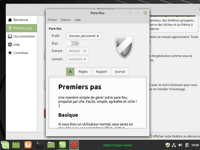 L’écran d’accueil de Linux Mint, image 16