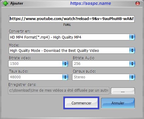 YouTube HD Downloader tutoriel image 3