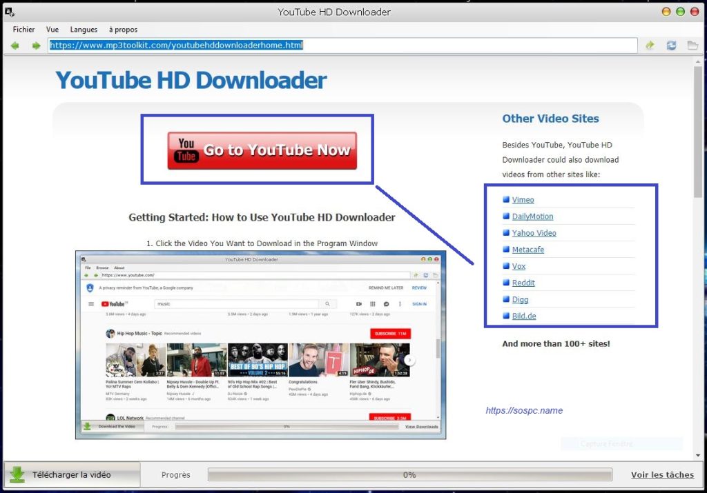 YouTube HD Downloader tutoriel image 1
