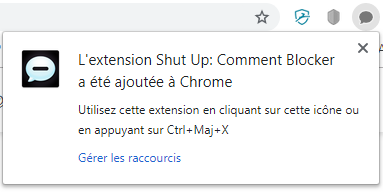 Masquer les commentaires sur les sites avec une extension