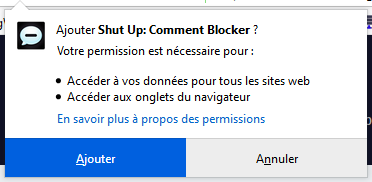 Masquer les commentaires sur les sites avec une extension