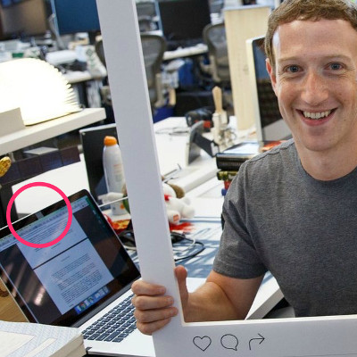 Mark Zuckerberg le PDG de Facebook :