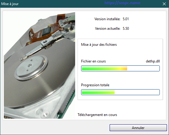 La version 5.50 d'Hard Disk Sentinel est disponible.