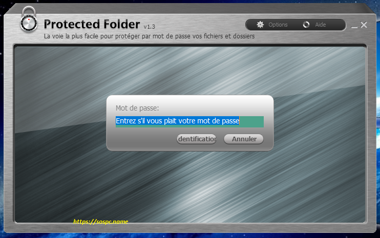 Protected Folder : verrouillez l'accès à certains fichiers ou dossiers