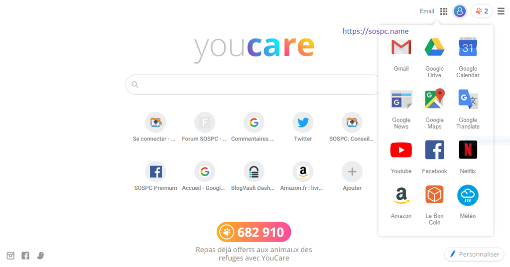 YouCare, le moteur de recherche caritatif