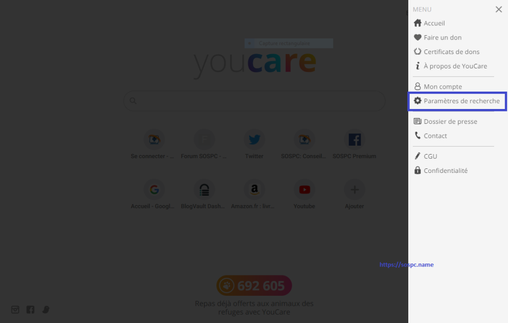 YouCare, le moteur de recherche caritatif à adopter