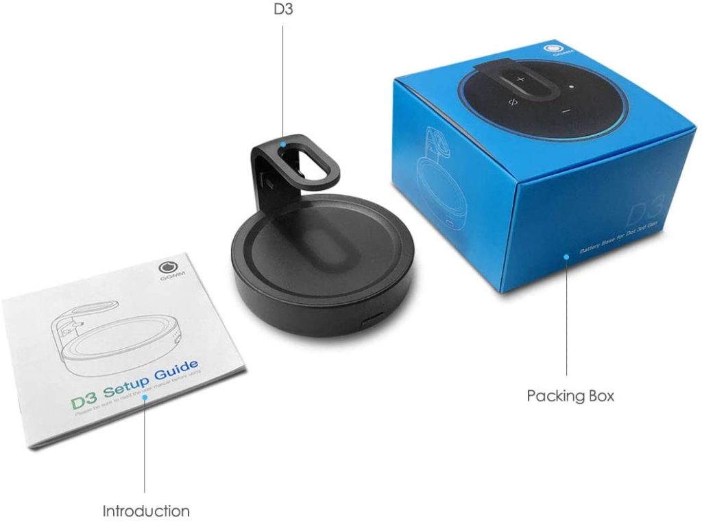 Batterie pour l'Amazon Echo Dot 3 Alexa