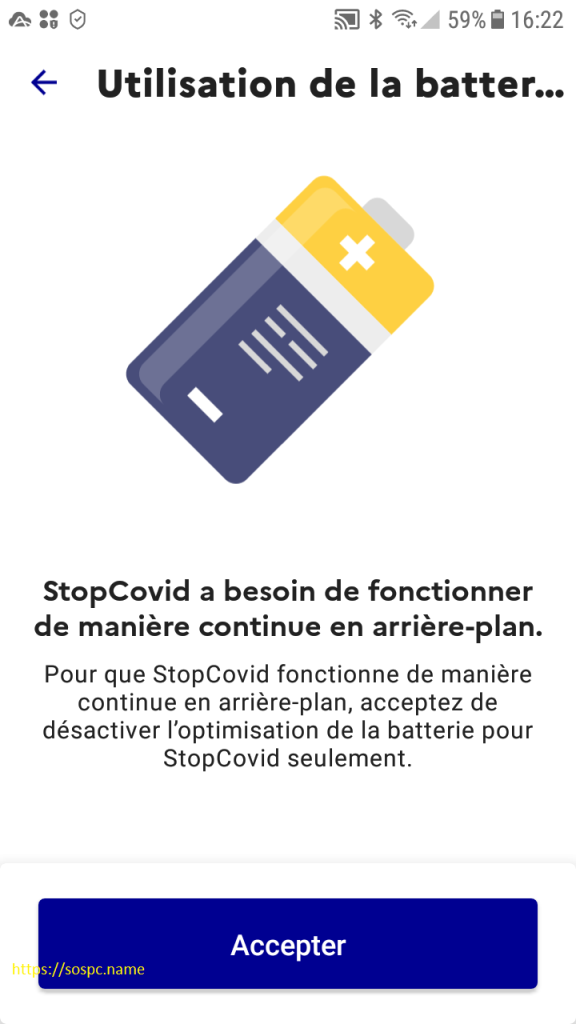 Comment l'installer StopCovid France 
