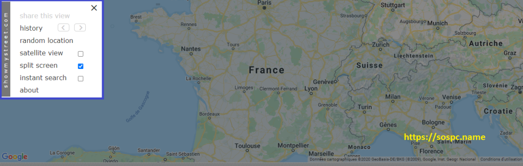 ShowMyStreet : une version simplifiée mais plus rapide que Google Maps