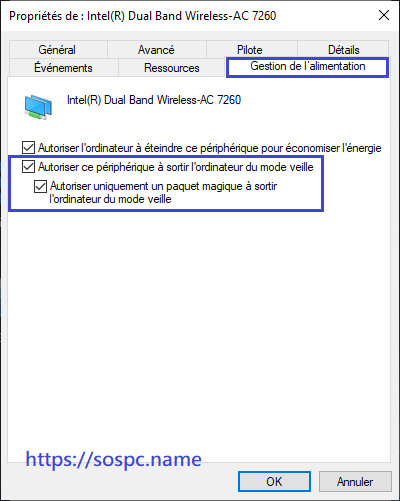 Windows 7-8- 10 trouver périphérique qui sort de veille l'ordinateur