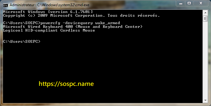 Windows 7-8- 10 trouver périphérique qui sort de veille l'ordinateur
