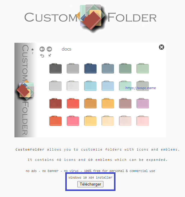 Custom Folder : personnalisez facilement vos dossiers