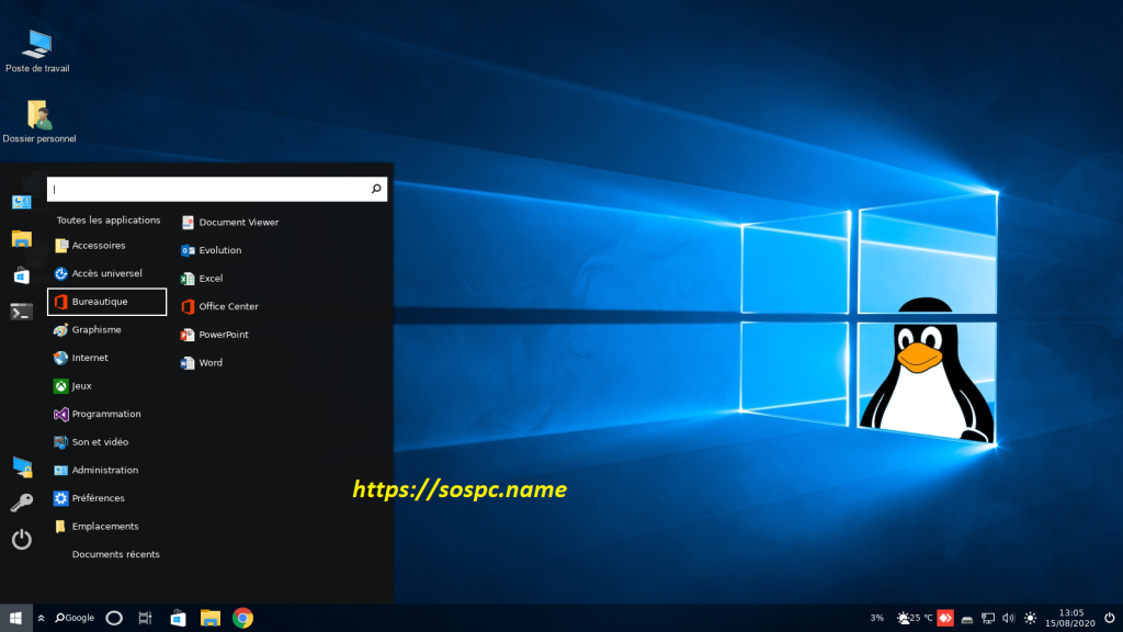 LinuxFx, le Linux qui ressemble à Windows 10