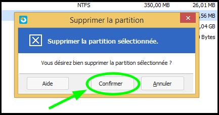 Comment fusionner 2 partitions sous Windows
