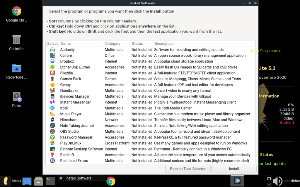 Envie d’un Linux léger&nbsp;? Linux Lite bien sûr