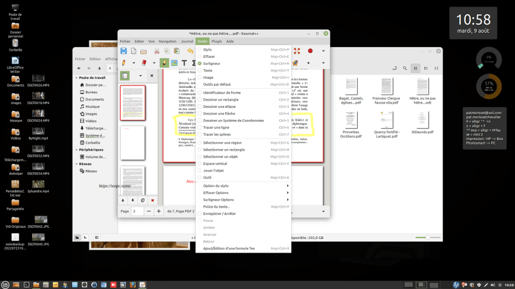 Annoter un document PDF sous Linux Mint