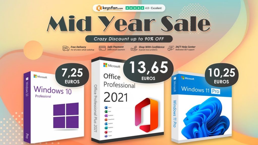 Office 2021 est à partir de 13 € et Windows 11 à 10 € chez Keysfan.com -  SOSPC